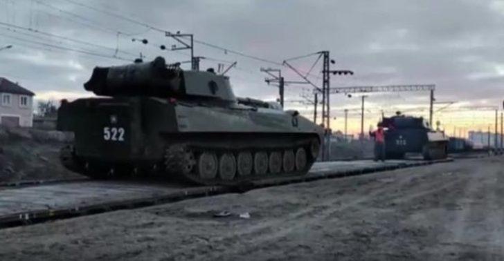 Son dakika: Rusya geri mi çekiliyor? Ukrayna sınırında son durum: Görüntüler yayımlandı G4