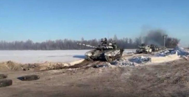 Son dakika: Rusya geri mi çekiliyor? Ukrayna sınırında son durum: Görüntüler yayımlandı G5