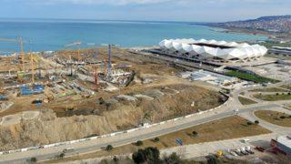 Uydu verilerinde ortaya çıktı, alarm veriyor! Trabzon'da stadın bulunduğu dolgu alan çökmeye başladı