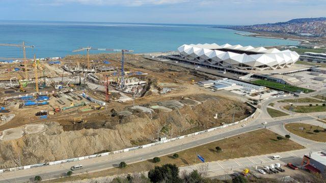 Uydu verilerinde ortaya çıktı, alarm veriyor! Trabzon'da stadın bulunduğu dolgu alan çökmeye başladı