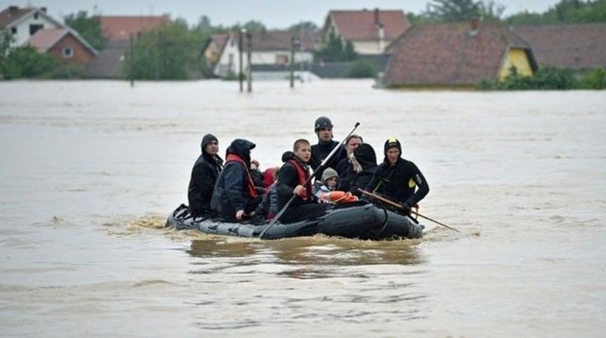 Bosna'da 120 yılın en şiddetli yağışı