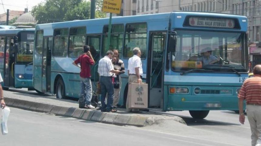 Halk otobüsü şoförüne men cezası