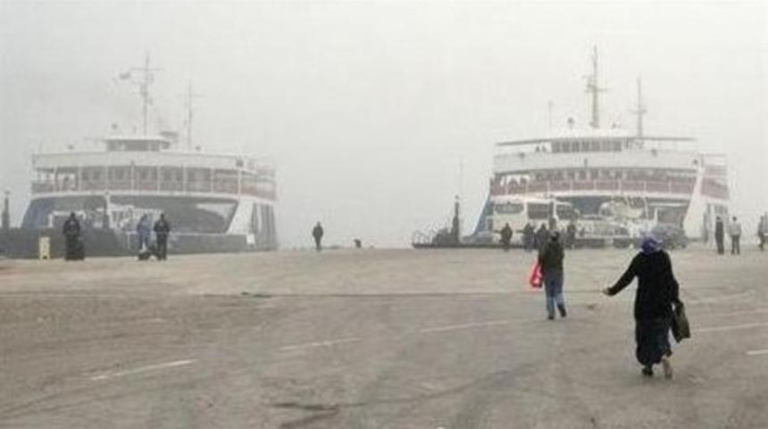 Deniz trafiğine sis engeli