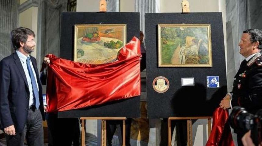 Servet değerindeki tablolar bulundu