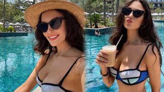 Eva Murati, Şampiyonlar Ligi maçlarıyla geri döndü! Giydiği elbiseyle reyting rekoru kırdı...