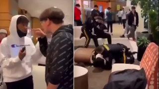 Yine ABD polisi yine ırkçılık! İki çocuk kavga ederken siyahi olana öyle bir saldırdılar ki...