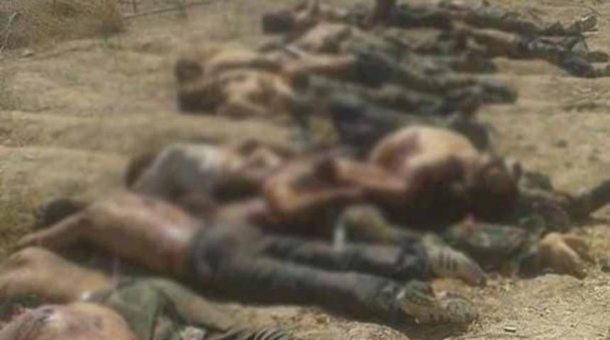 IŞİD'in öldürdüğü 25 kişinin cesedi böyle bulundu