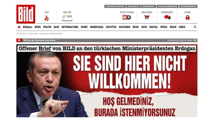 'Hoş gelmediniz, burada istenmiyorsunuz!'
