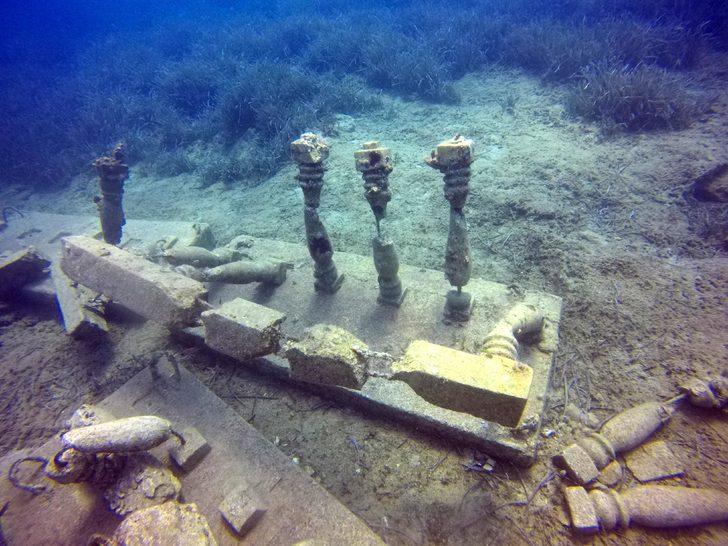 Türkiye’nin ilk su altı müzesindeki heykeller görenleri şaşırttı! Bakımsızlık ve çapalar heykelleri etkiledi G1