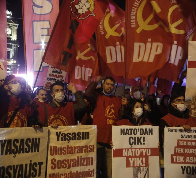 Dolmabahçe'de NATO karşıtı eylem - Güvenlik - İstanbul - Beyoğlu