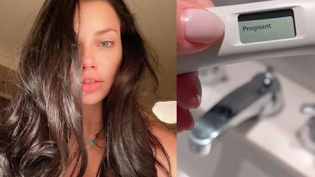 Adriana Lima üçüncü kez anne oluyor! Müjdeyi yatakta verdi