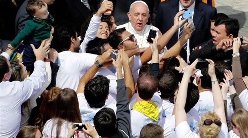 Palmiye Pazarı'nda selfie &ccedil;ılgınlığı