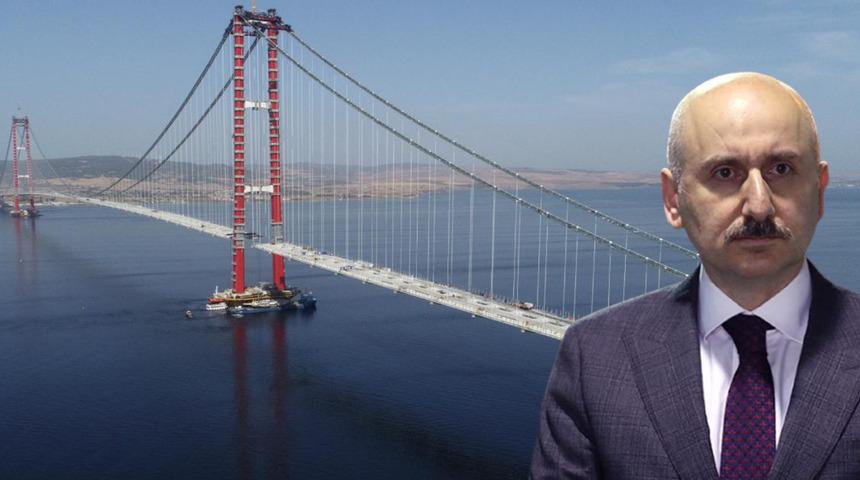 1915 Çanakkale Köprüsü geçiş ücreti belli oldu mu? Çanakkale Köprüsü geçiş ücreti ne kadar, kaç TL? Bakan Karaismailoğlu açıkladı!