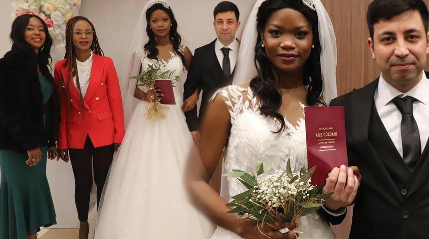 Babasının vasiyetini yerine getirdi, Afrika'dan 3'üncü gelin geldi