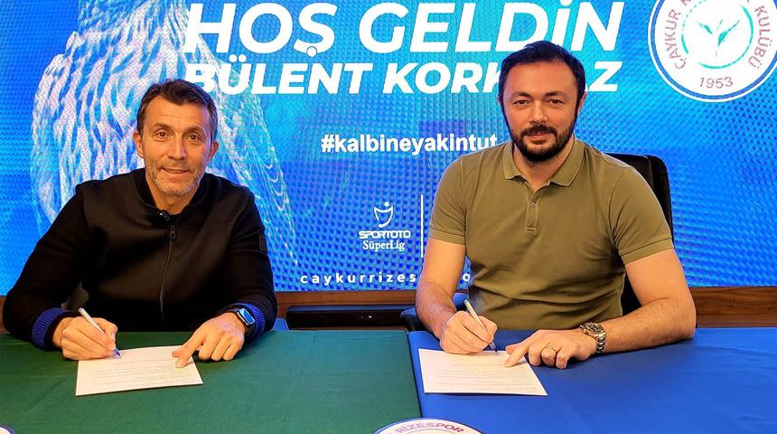 &Ccedil;aykur Rizespor, B&uuml;lent Korkmaz'la 1.5 yıllık s&ouml;zleşme imzalandığını a&ccedil;ıkladı.