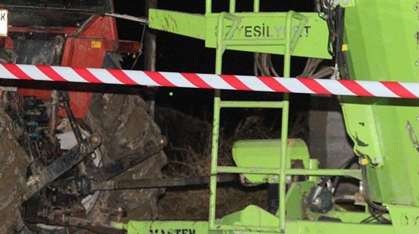 Tarım makinesinde feci ölüm! Kıyafeti sıkışınca...