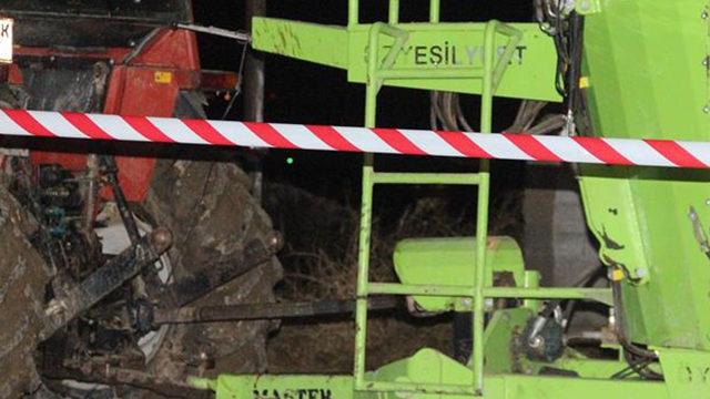 Tarım makinesinde feci ölüm! Kıyafeti sıkışınca...