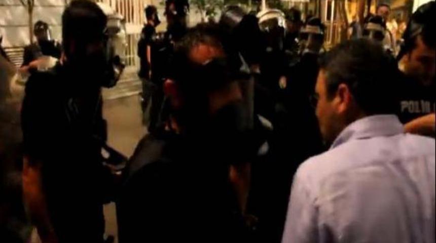 Polisten CHP'li Salıcı'ya: Kes lan!