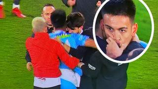 Göztepe-Galatasaray maçı bitti ama olaylar bitmedi! İrfan Can Eğribayat kendinden geçti...