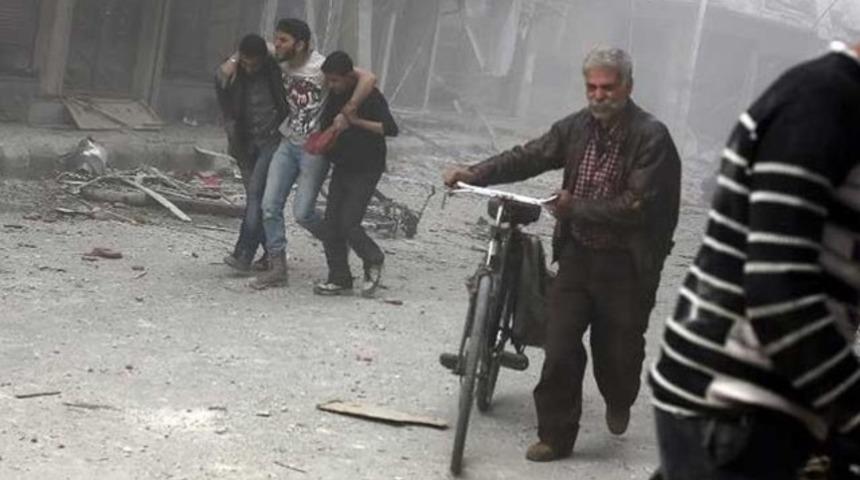 Şam'ın kalbine havan topu