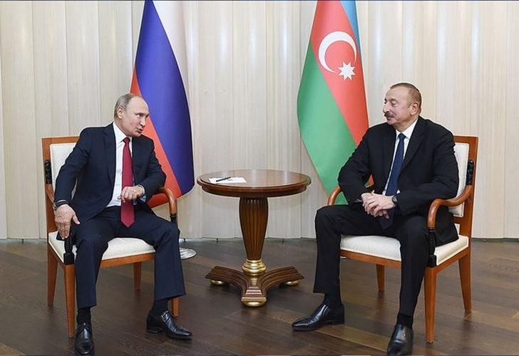 Moskova'da Putin-Aliyev görüşmesi! İki liderden önemli açıklamalar