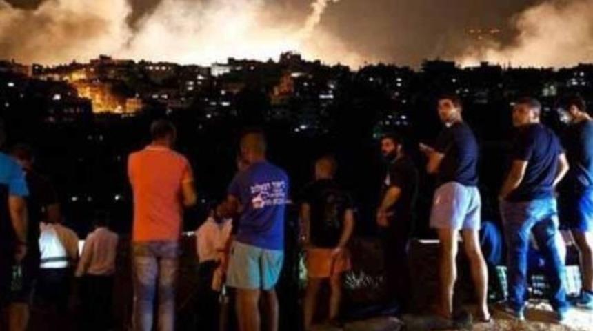 İsrailliler katliamı b&ouml;yle izliyor