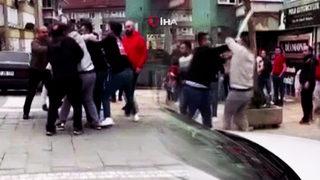 Zonguldak'ta akıllara durgunluk veren kavga! Kılıç çekip üzerime geldiğini gördüm