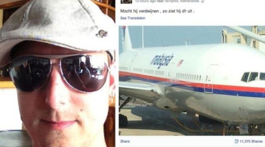 U&ccedil;ağın d&uuml;şeceğini &ouml;nceden 'tahmin etmiş'