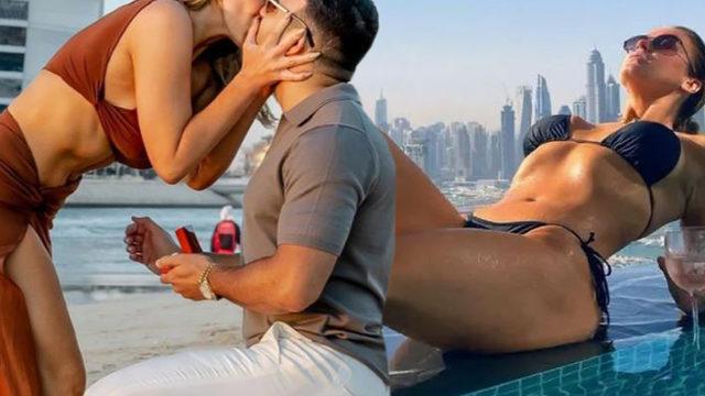 İngiliz yıldız Vicky Pattison'a Dubai’de Türk sevgilisi Ercan Ramazan'dan evlilik teklifi!