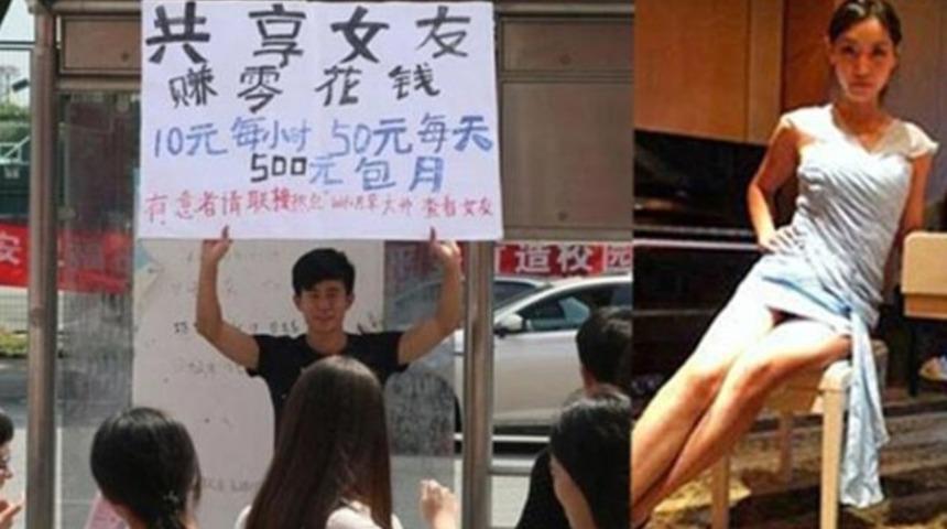 iPhone 6 için kız arkadaşını kiraya verdi