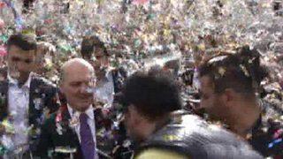 Bakandan konfeti tepkisi