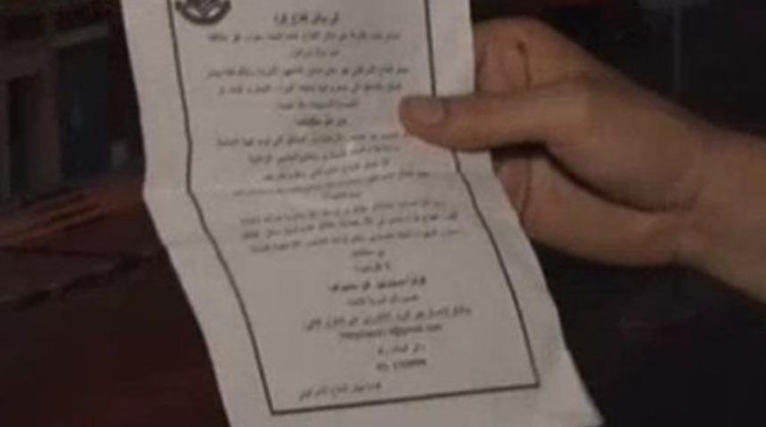 İsrail ordusundan Gazze'ye havadan bildiri