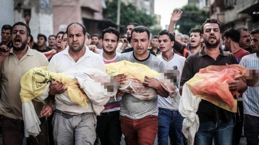 Gazze'de &ouml;l&uuml; sayısı tırmanıyor: En az 500 &ouml;l&uuml;