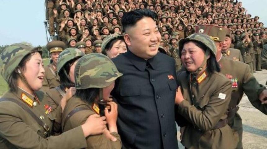 Kuzey Kore lideri Kim Jong-un kızları ağlattı