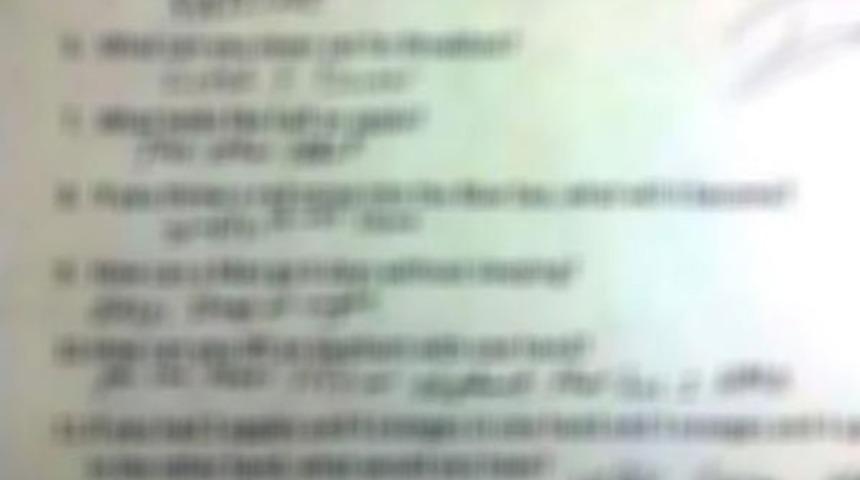 Soru kağıdına yazdığı küfür sınavı iptal ettirdi