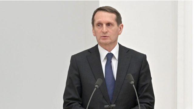 Despite being long-term colleagues with President Putin, Foreign Intelligence chief Naryshkin received a very public dressing down