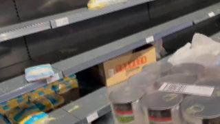 Ukrayna'da büyük panik! Marketlerde raflar boşaldı