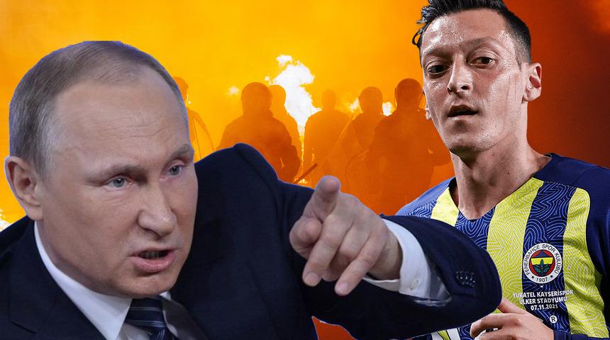 Mesut &Ouml;zil'den Rusya'ya kırmızı kart! İşte yaptığı o paylaşım...