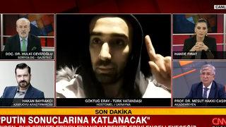 Ukrayna'daki Türk vatandaşı canlı yayındayken bomba patladı