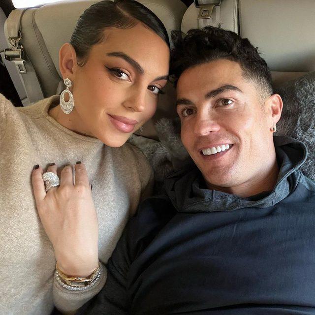 Cristiano Ronaldo'nun nişanlısı Georgina Rodríguez'den hamilelik pozu! Karnı burnunda pozlara beğeni yağdı