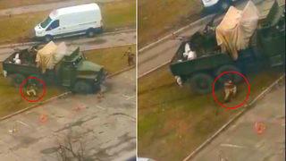 Son dakika: Ukrayna’da sokak savaşı! Rus askerleri böyle pusuya düşürüldü…