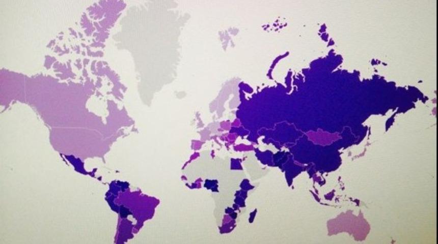 T&uuml;rkiye 99 &uuml;lke arasında 59&rsquo;uncu