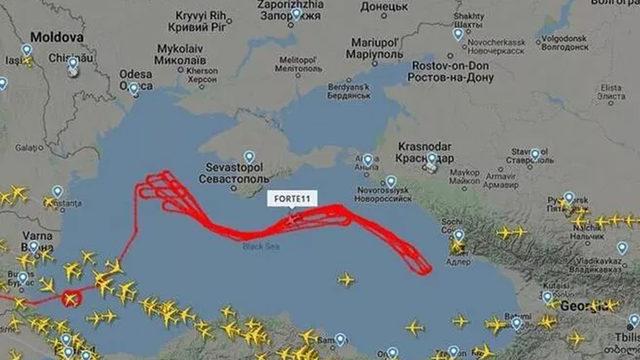 Karadeniz'de 220 milyon dolarlık casus! Rotasını gizlemedi bile