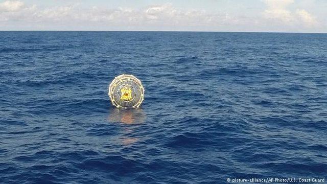 Hamster tekerleği okyanusa 'takıldı'