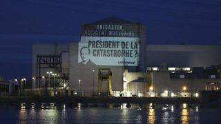 Greenpeace Fransa'da 'nükleer santrala girdi'