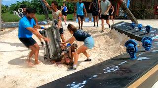 Survivor'da parkurda düşen Yağmur yürekleri ağza getirdi!  