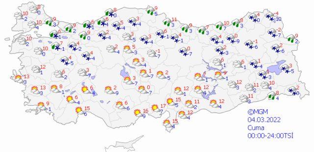 28 Şubat 2022 Pazartesi hava nasıl olacak?