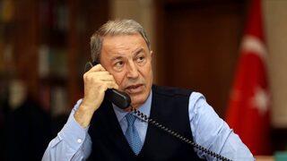 Bakan Akar, Ukraynalı mevkidaşı Reznikov ile görüştü