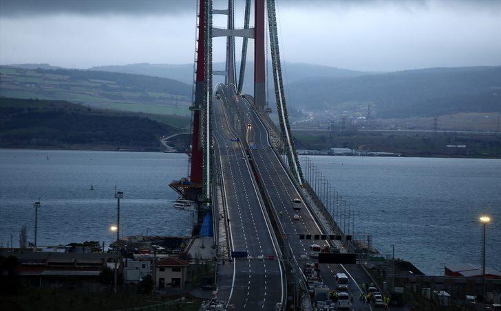 1915 Çanakkale Köprüsü'nün açılışına günler kaldı! İşte köprünün son hali... G5