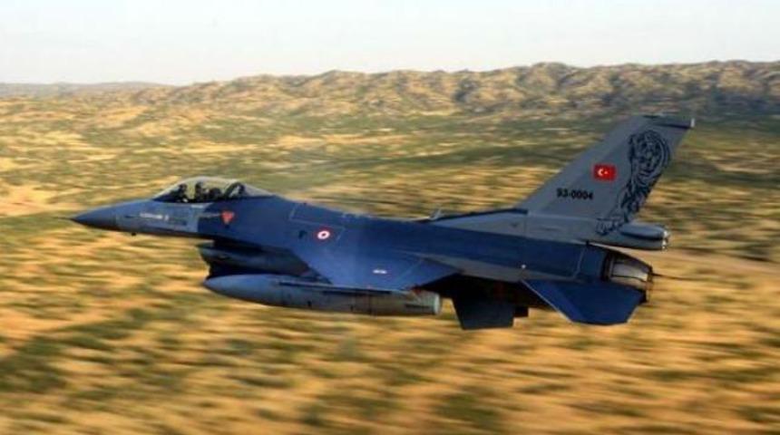 F16'lardan Rus u&ccedil;ağına &ouml;nleme